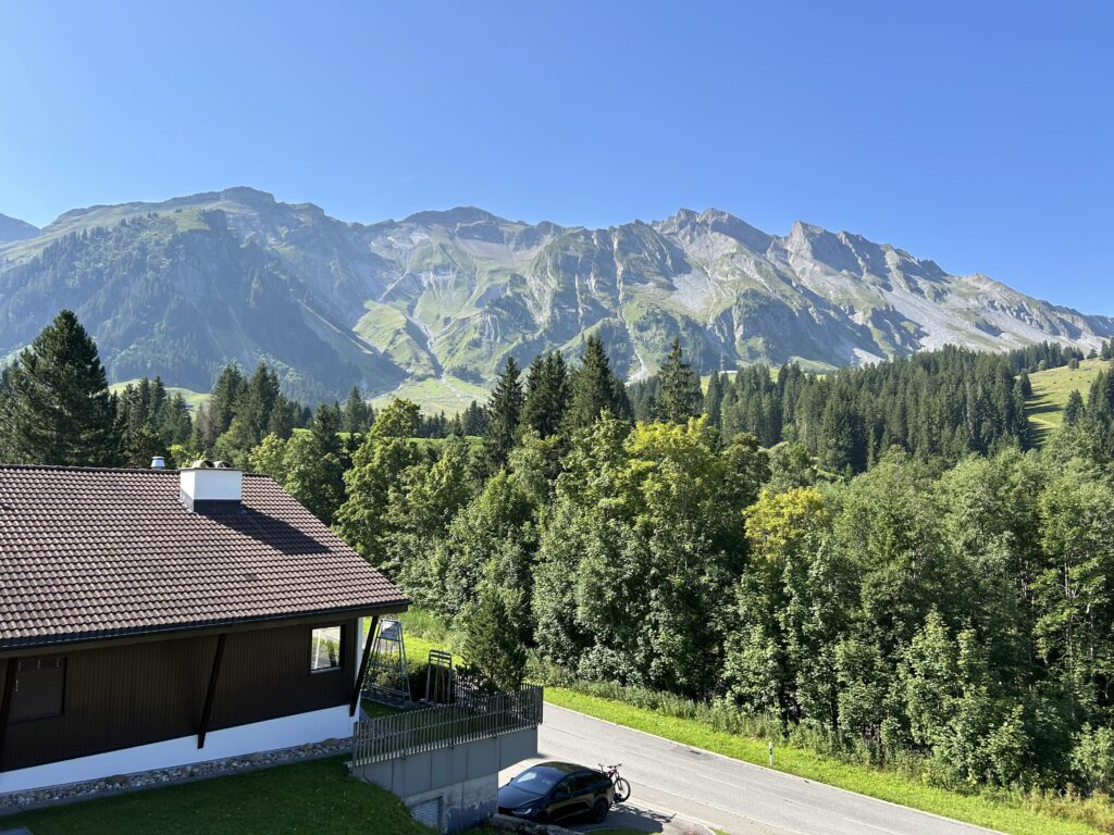 Apartement met uitzicht op de Rothorn